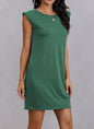 Green Sleek Comfort Sleeveless Dress - Ivy's Gifts & Boutique