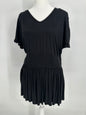Black Top with Elastic Waist