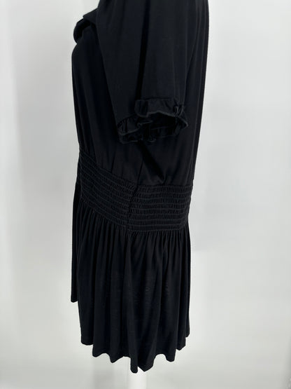 Black Top with Elastic Waist