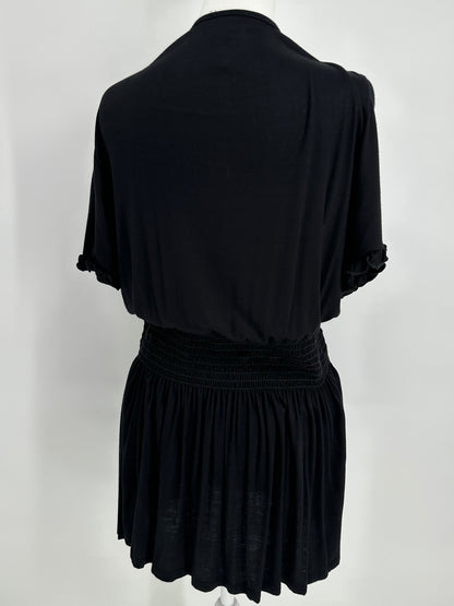 Black Top with Elastic Waist