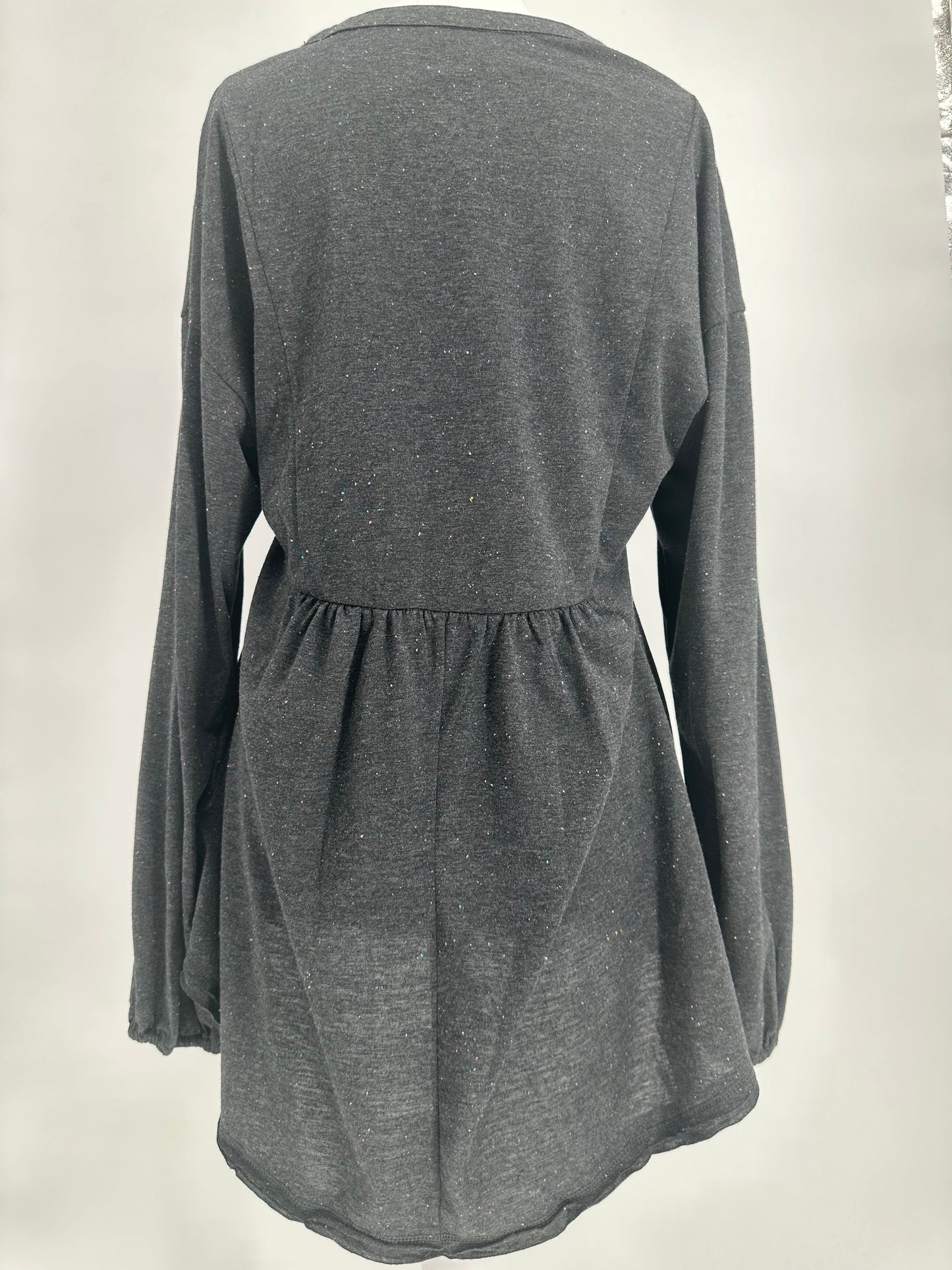 Umgee Top Long Sleeve Speckle Fabric Top
