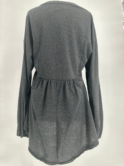Umgee Top Long Sleeve Speckle Fabric Top
