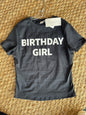 Black baby doll style birthday girl top by Ivy's Gifts & Boutique, featuring a cute and stylish design for young children.