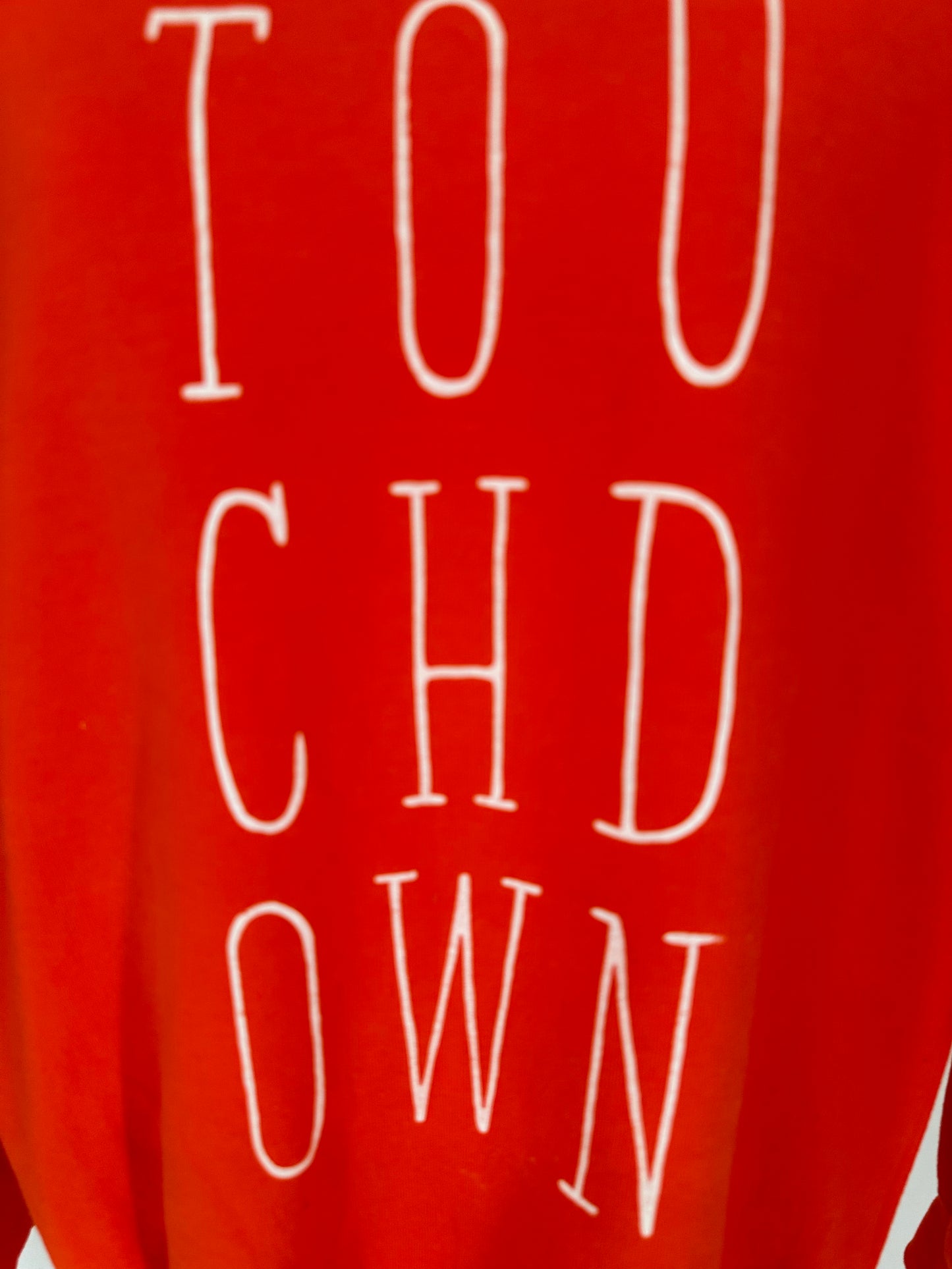 Orange Touchdown Sweatshirt