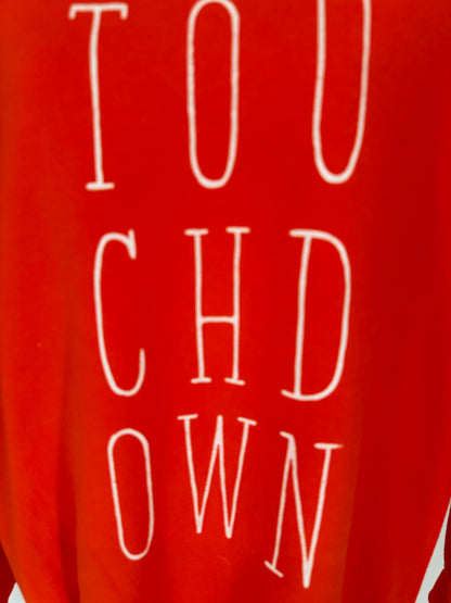 Orange Touchdown Sweatshirt