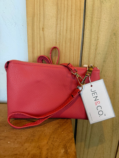 A2 Jen & Co. Crossbody Wristlet Purse