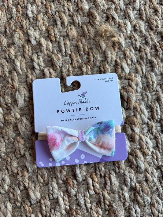 Copper Pearl Bow Tie  Bow with Nylon Comfort Band - Ivy's Gifts & Boutique