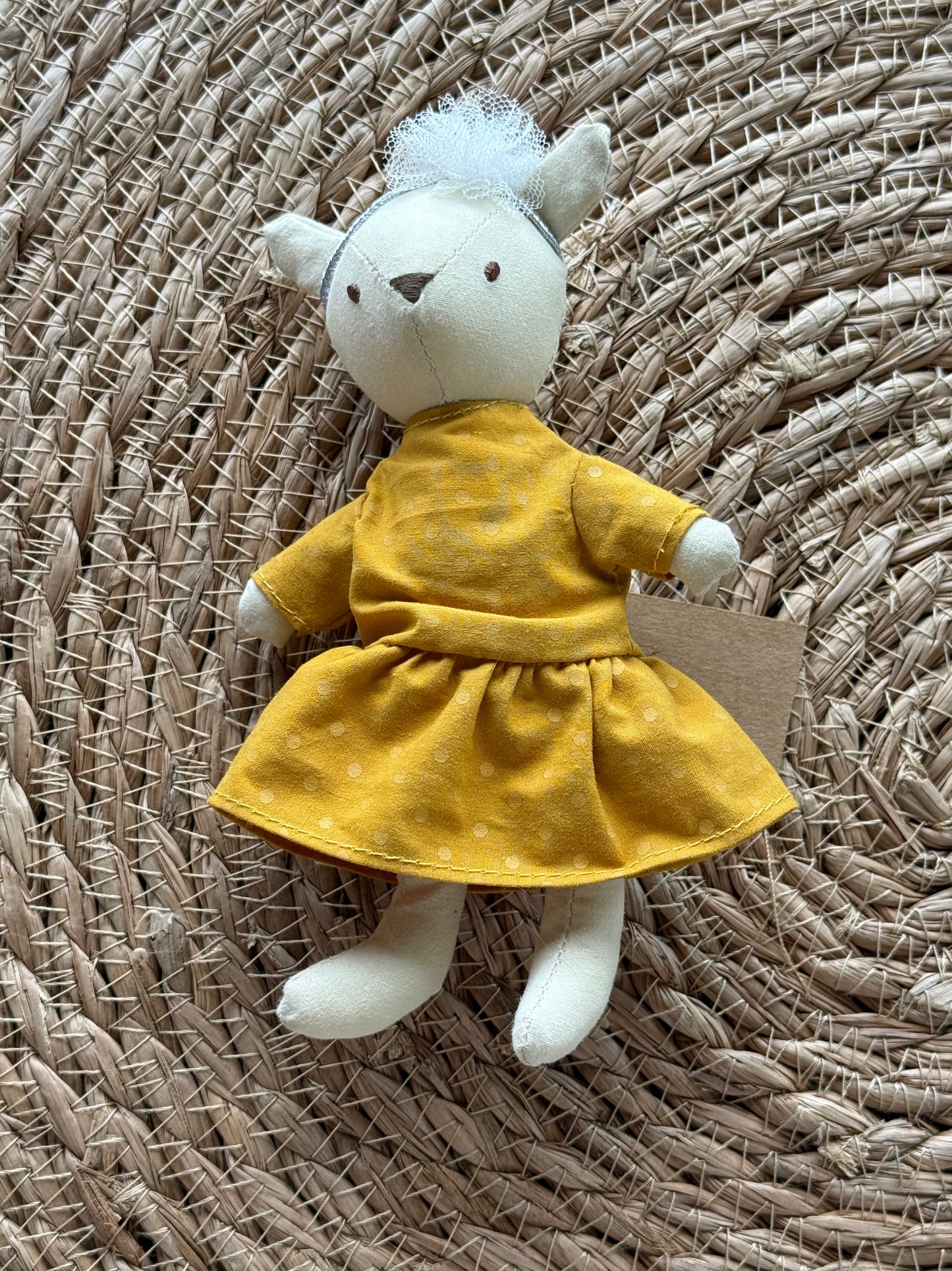 Soft A79 Little Lovies fabric animals by Ivy's Gifts, featuring various cute animal designs in a cozy setting.