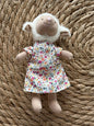 Soft A79 Little Lovies fabric animals in various colors, featuring cute designs and plush textures for kids.