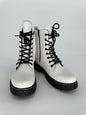 White Dr. Marten Dupe Lace-up Boot